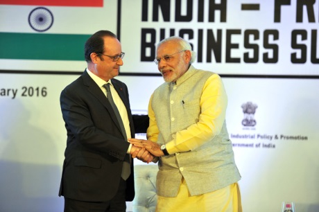 Hollande-Modi January 2016 - 460 (Indian PMO)
